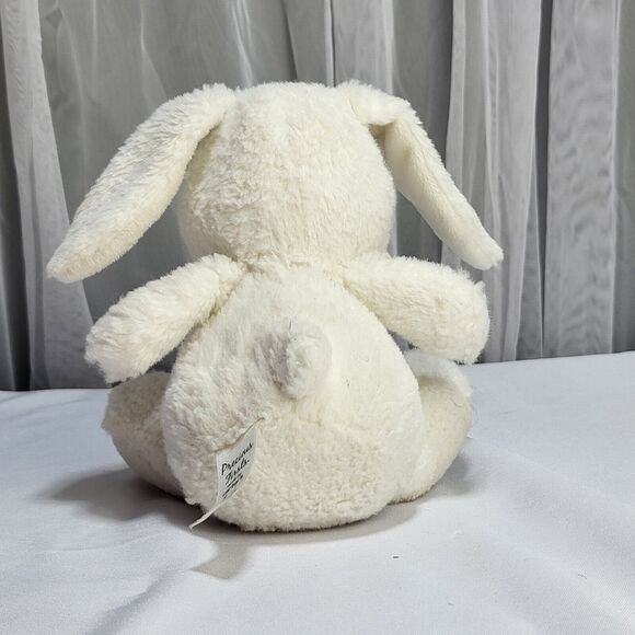 Carters Precious Firsts White Bunny Rabbit 6" Plush Stuffed Baby Toy - Picture 4 of 10